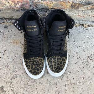 ❌SOLD❌ Supra Leopard Print Hightop size 8